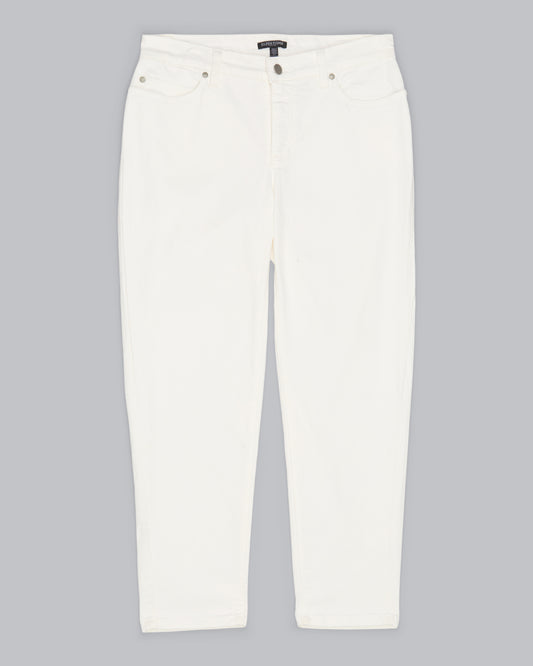 Garment Dyed Organic Cotton Stretch Denim Pant