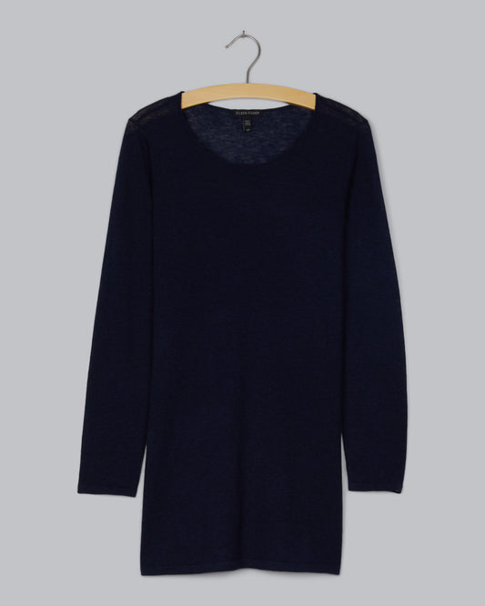 Sleek Tencel Alpaca Pullover