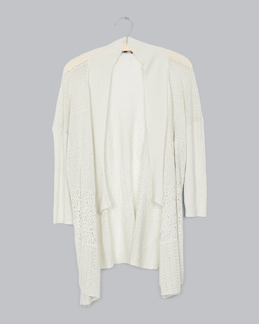 Silk Sheen Lace Cardigan