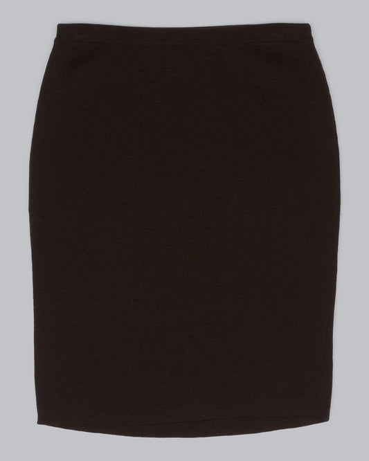 Washable Wool Crepe Skirt