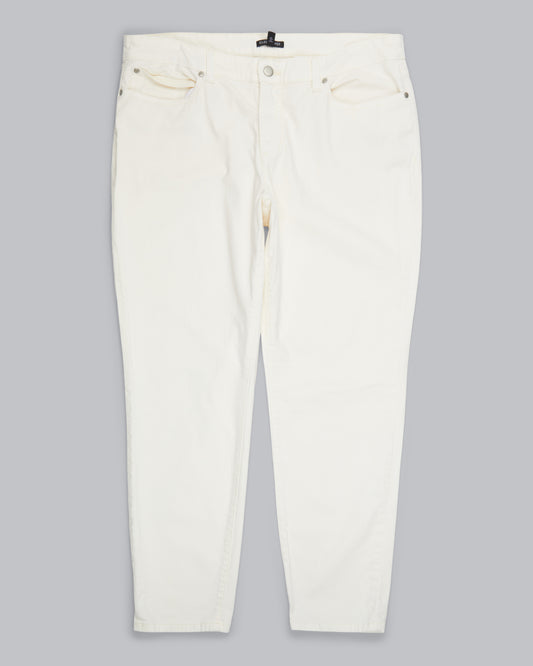 Garment Dyed Organic Cotton Stretch Denim Pant