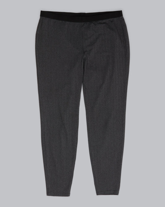 Herringbone Polyester Stretch Pant