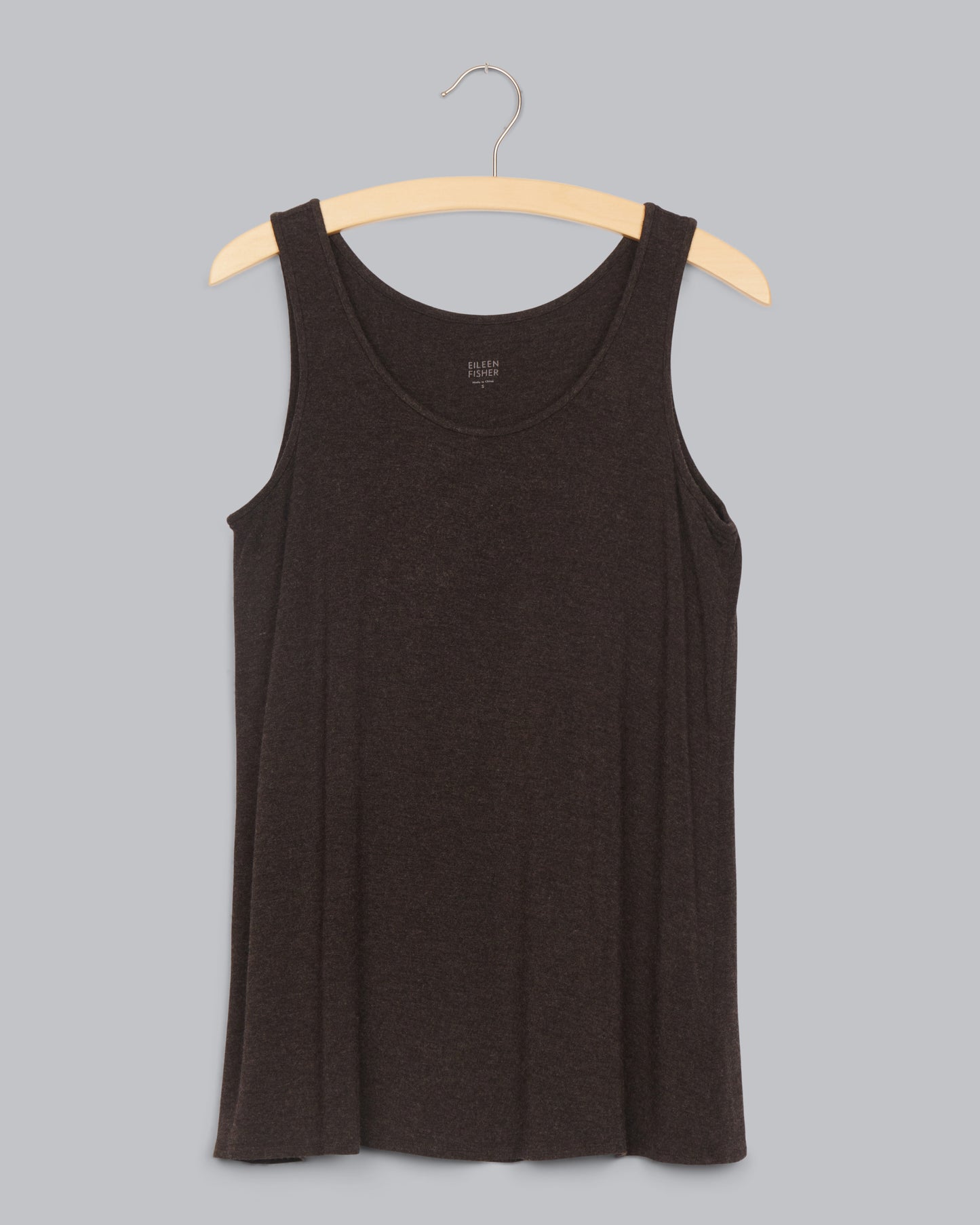 Stretch Viscose Jersey Mélange Tank