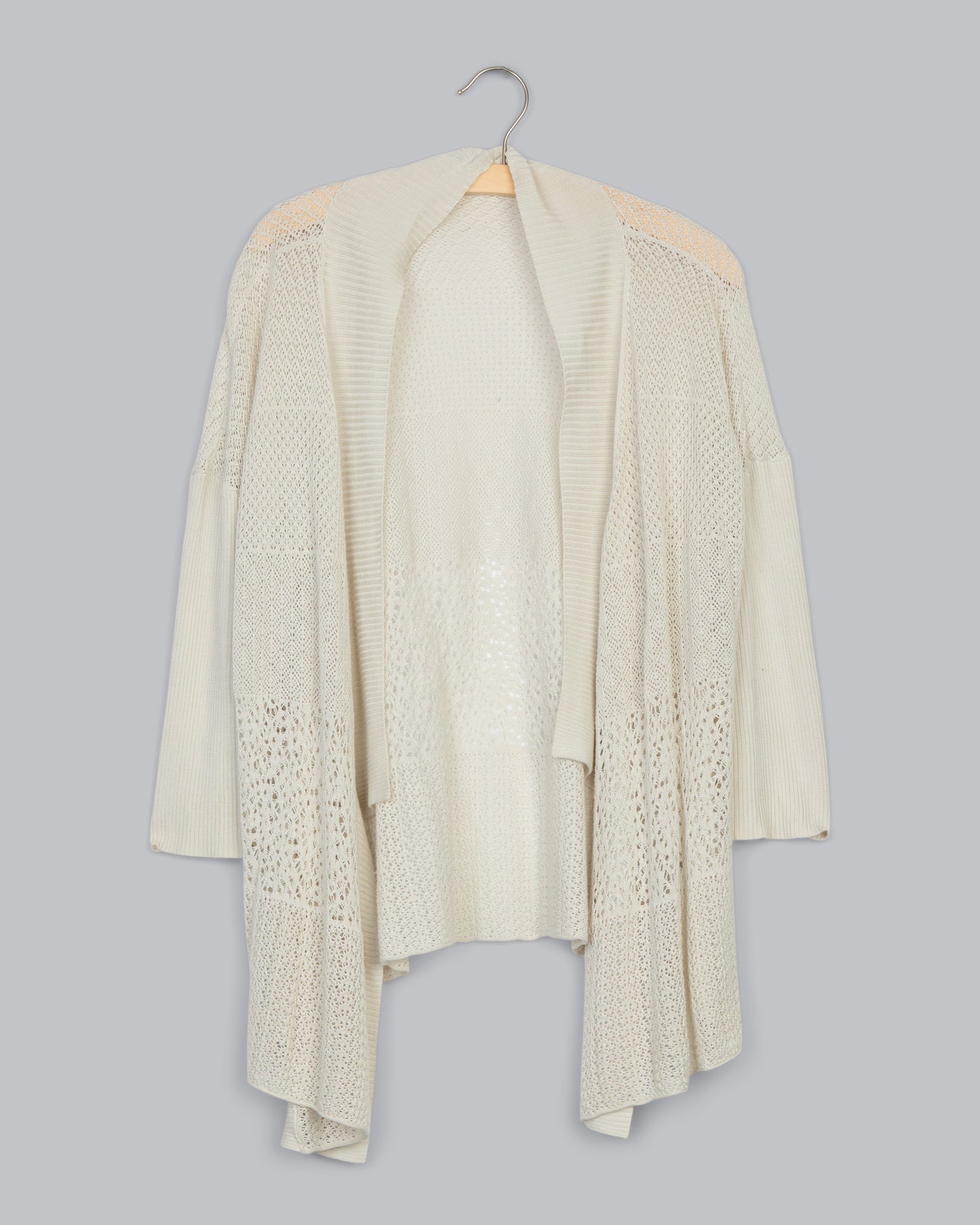 Silk Sheen Lace Cardigan