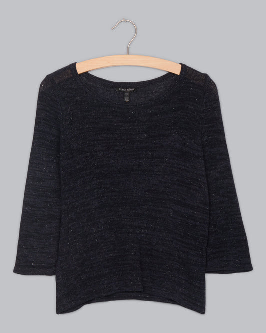 Twisted Silk Speckle Pullover