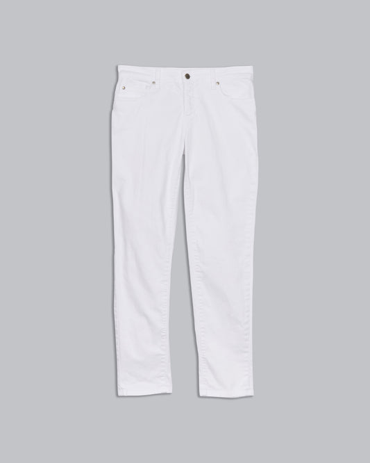 Garment Dyed Organic Cotton Stretch Denim Pant