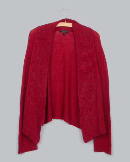 Mohair Cashmere Web Cardigan