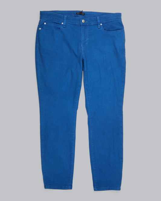 Garment Dyed Organic Cotton Stretch Denim Pant