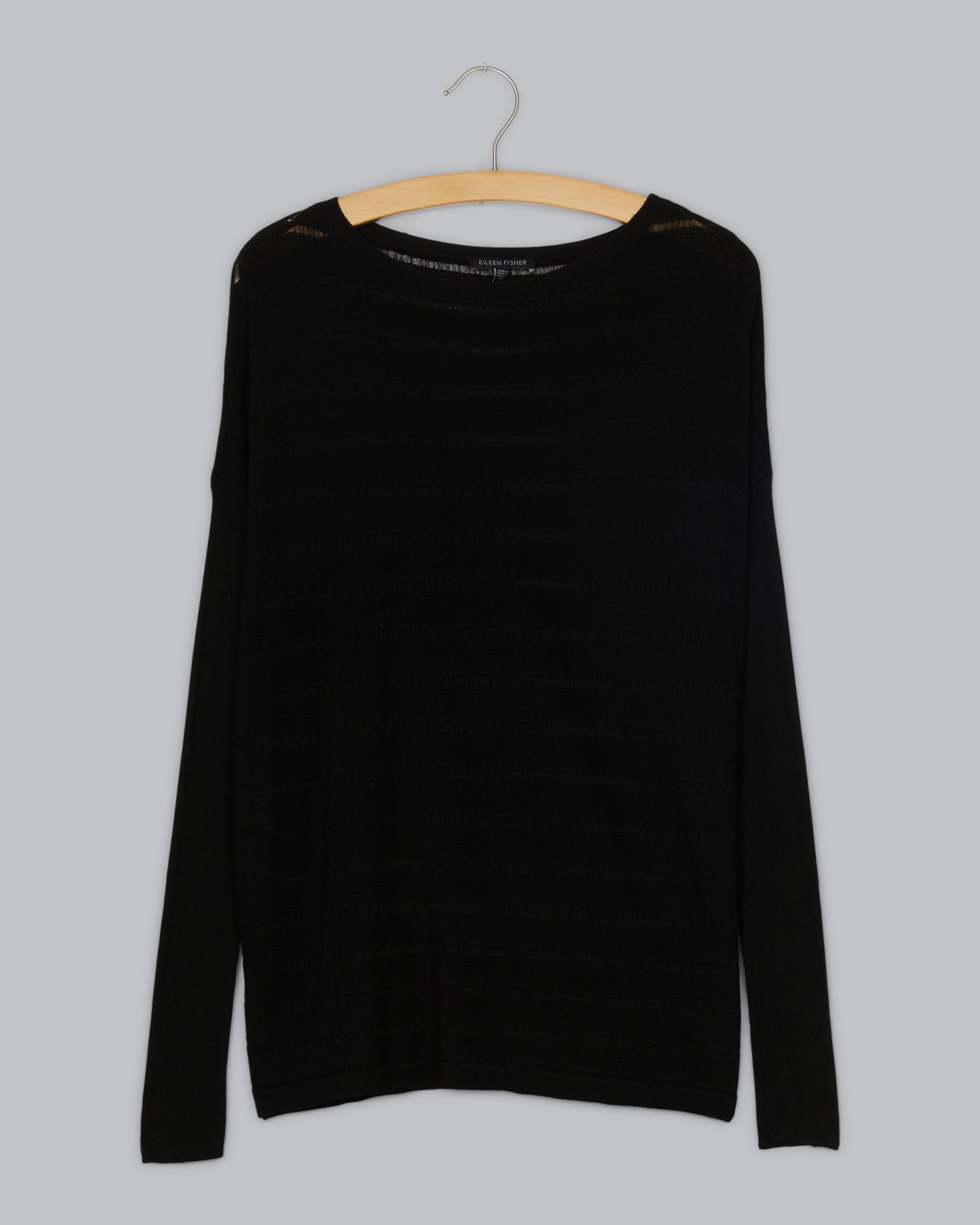 Linear Viscose Melange Pullover