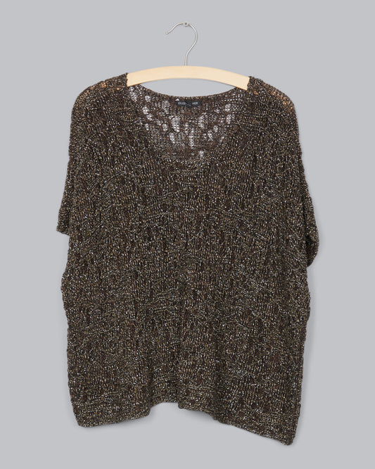 Wrapped Sparkle Jacquard Pullover