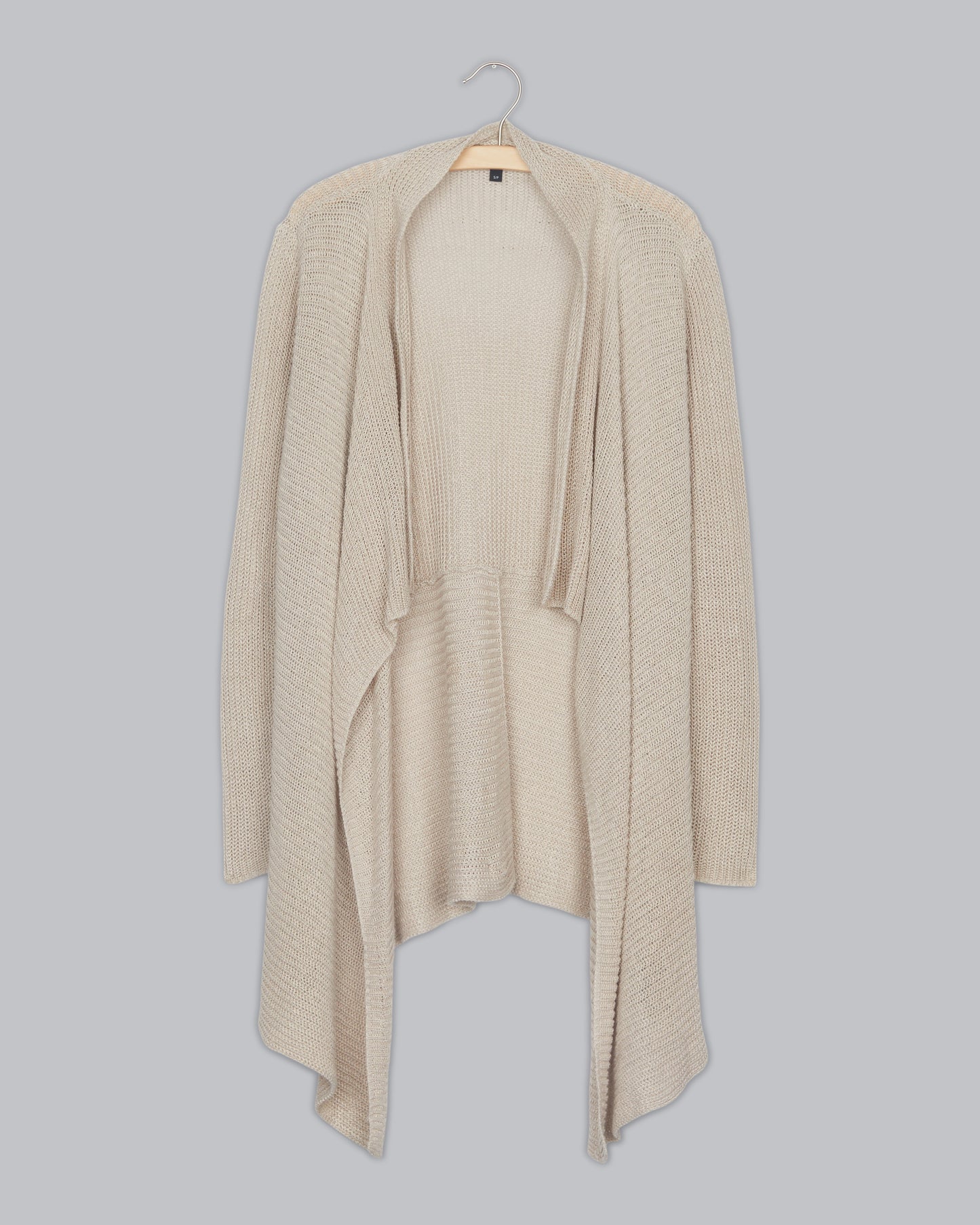 Organic Linen Half Cardigan Pullover