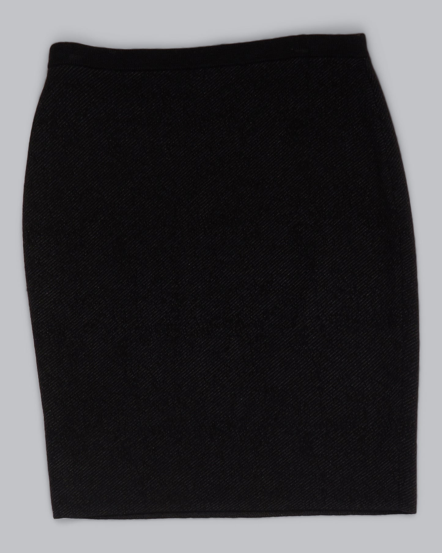 Felted Merino Cotton Diagonal Jacquard Skirt