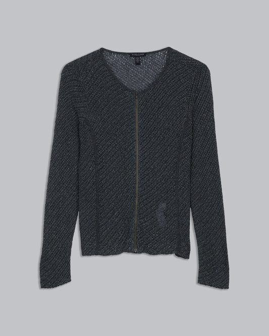 Linen Cord Jacquard Pullover