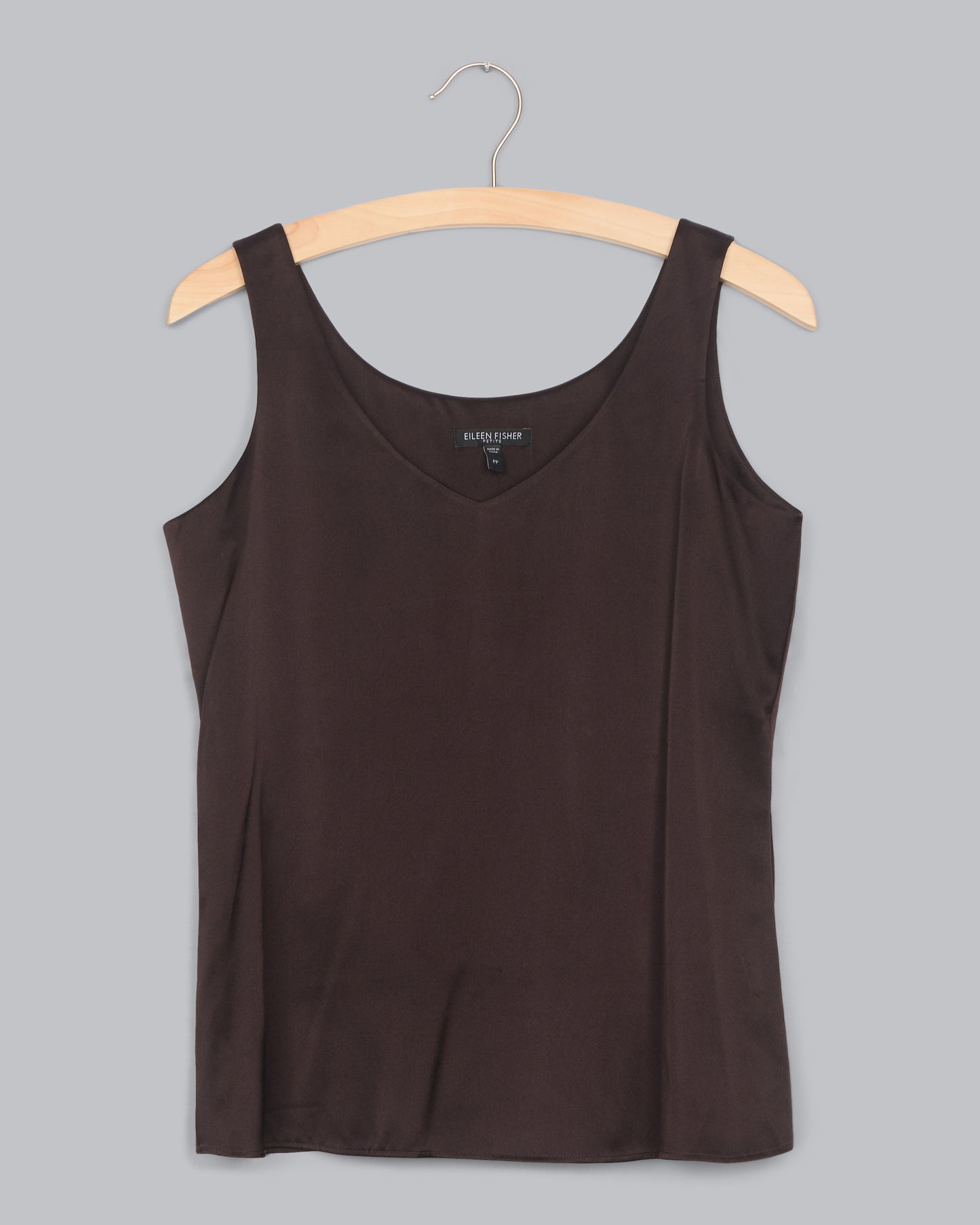 Stretch Silk Charmeuse Tank