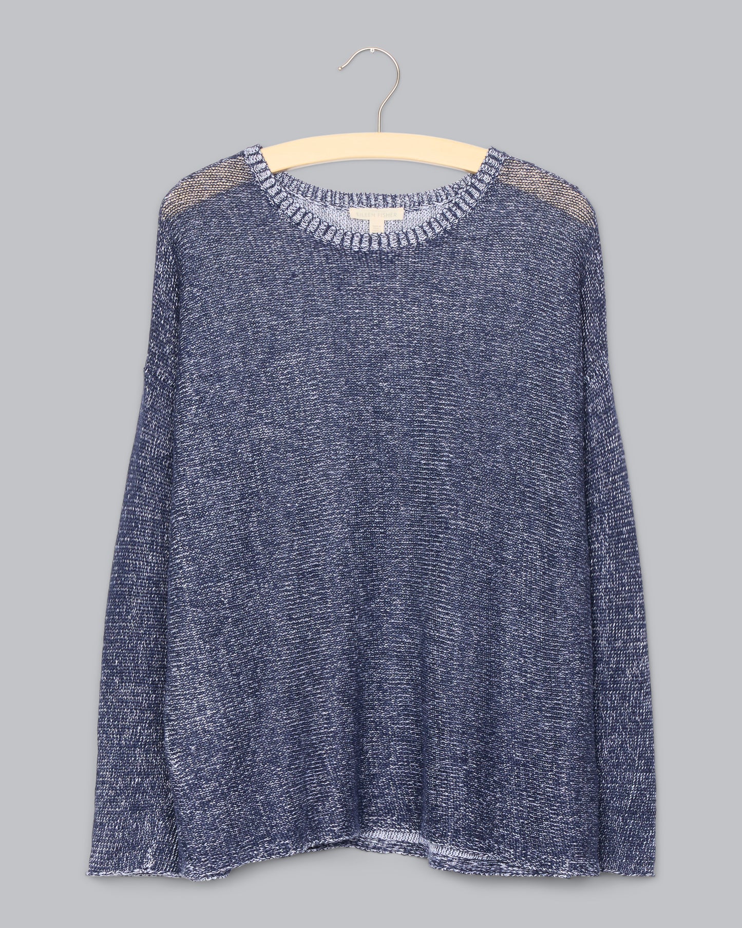 Plaited Organic Linen Pullover