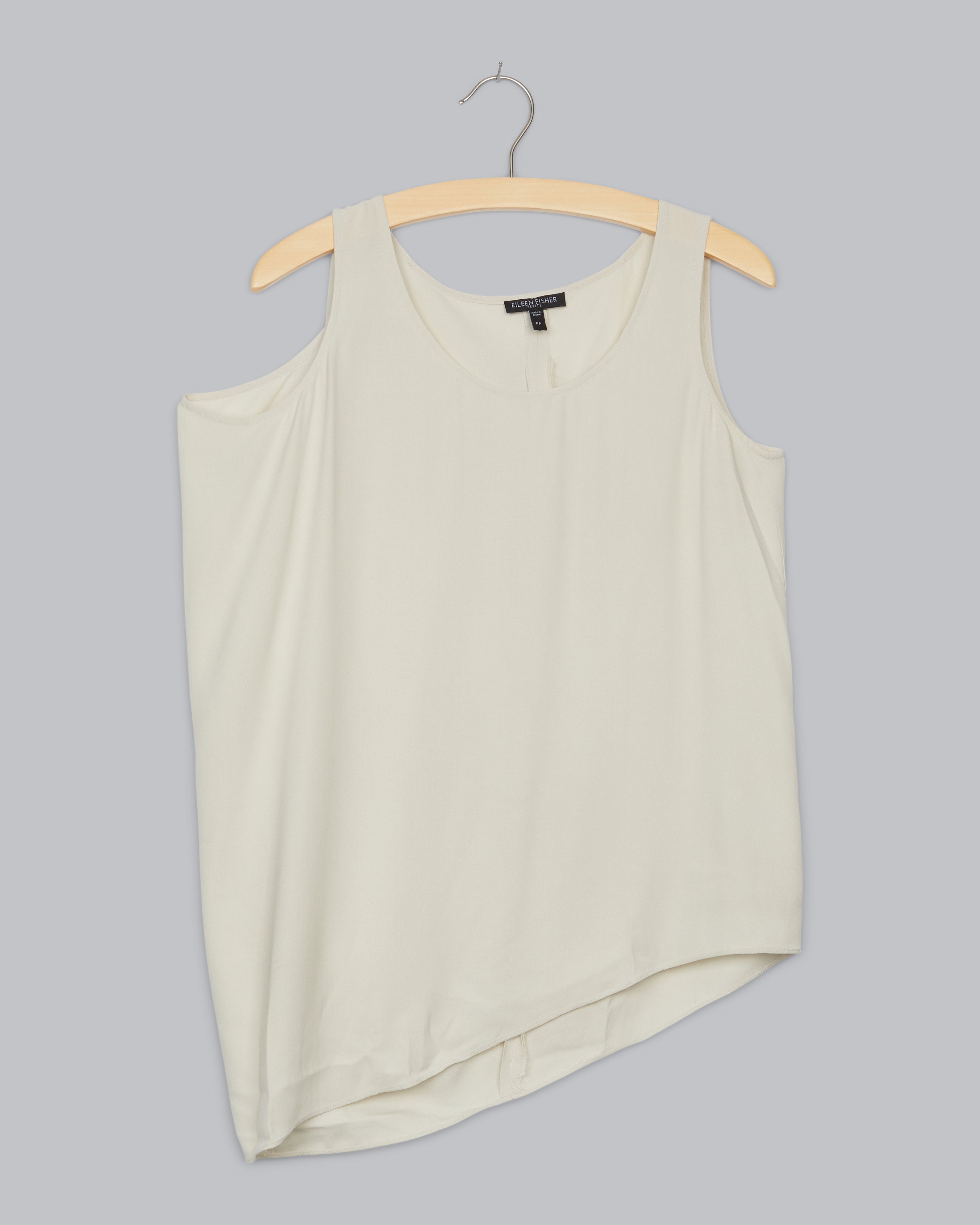 Eileen Fisher 100% Silk online Georgette Crepe Sleeveless Top