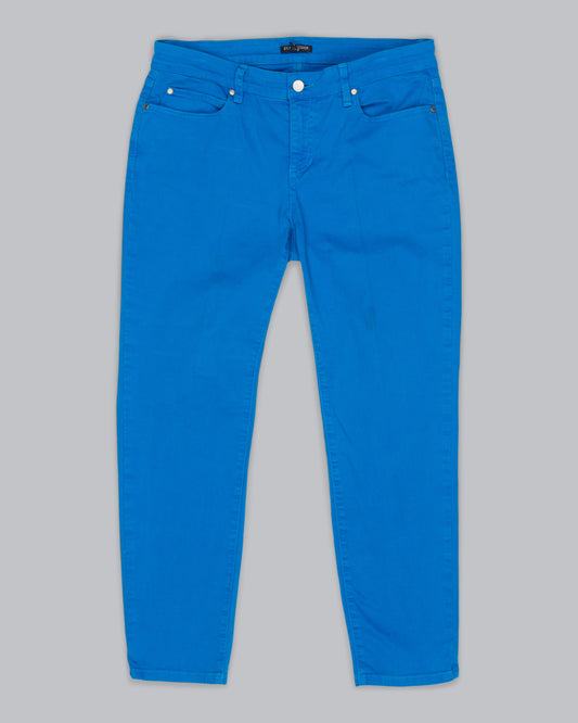 Garment Dyed Organic Cotton Stretch Denim Pant