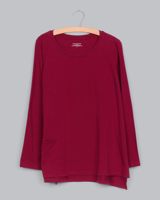 Organic Cotton Stretch Jersey Pullover