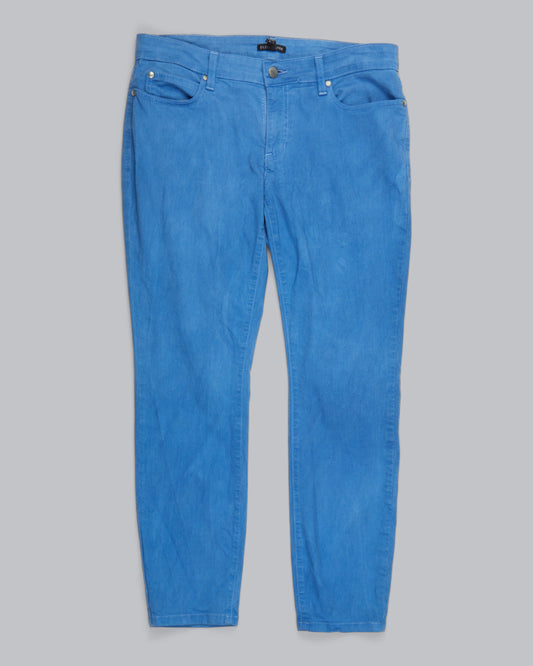 Garment Dyed Organic Cotton Stretch Denim Pant