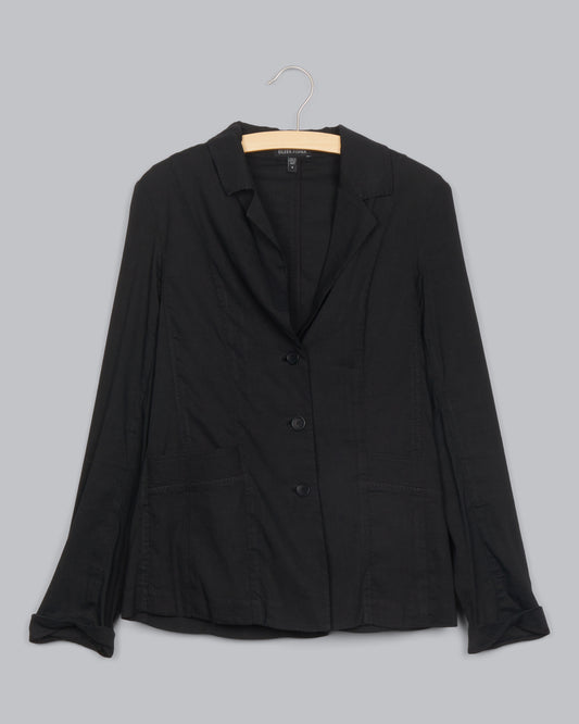 Linen Viscose Stretch Jacket