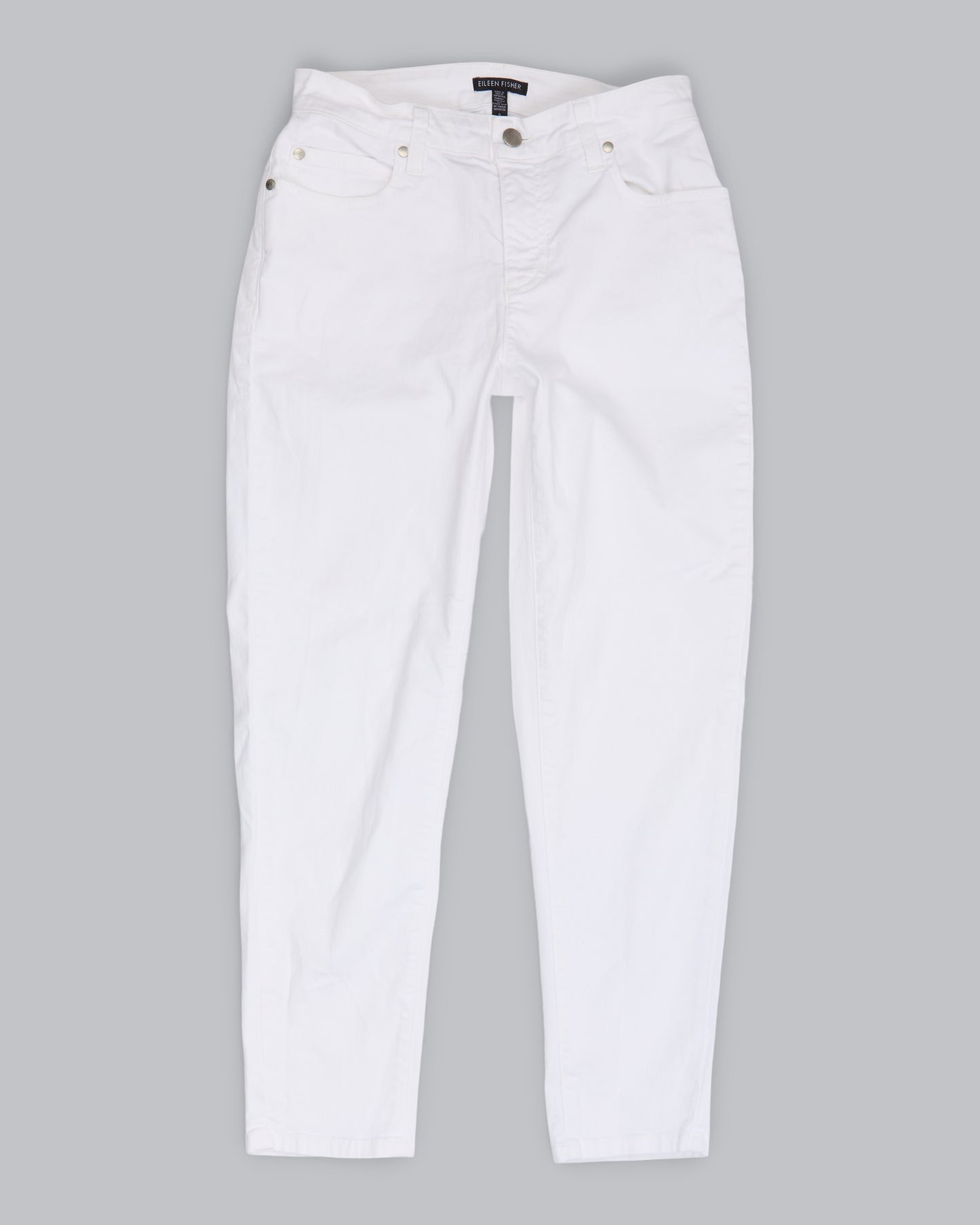 Garment Dyed Organic Cotton Stretch Denim Pant