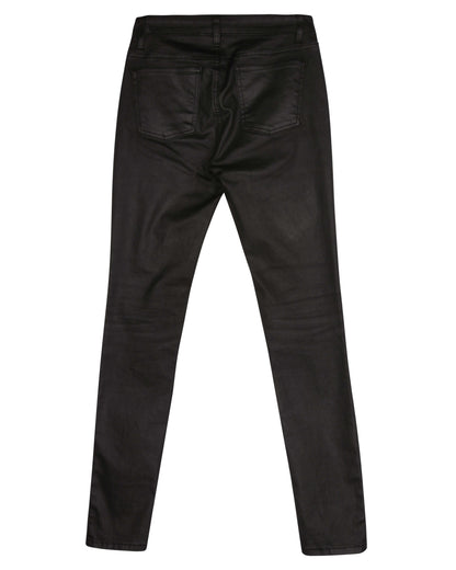 Waxed Organic Cotton Stretch Denim Pant