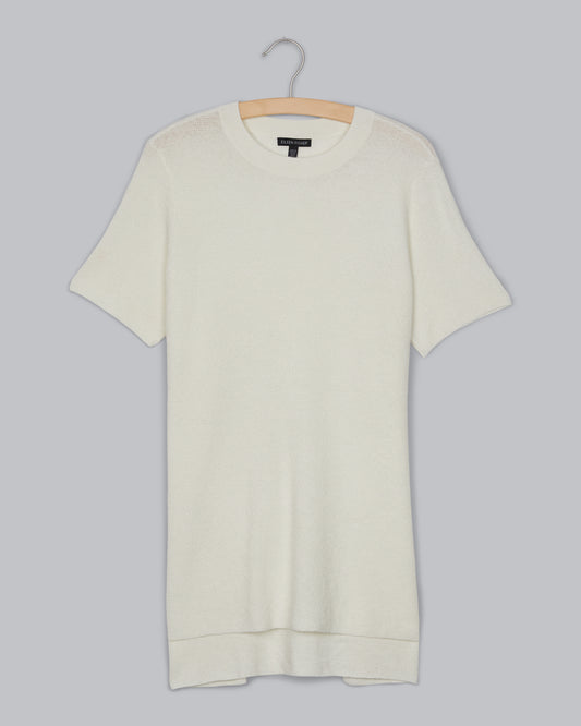 Organic Linen Crepe Stretch Pullover