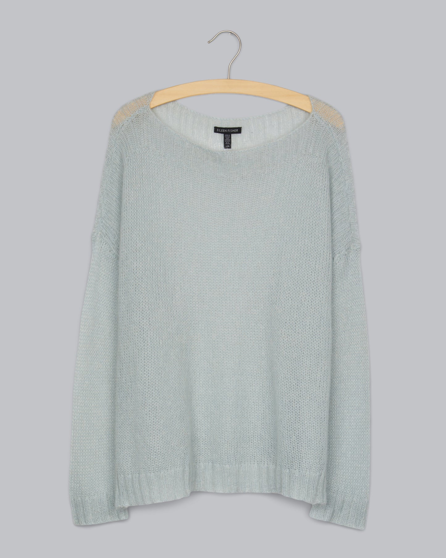 Airy Washed Mohair Pullover