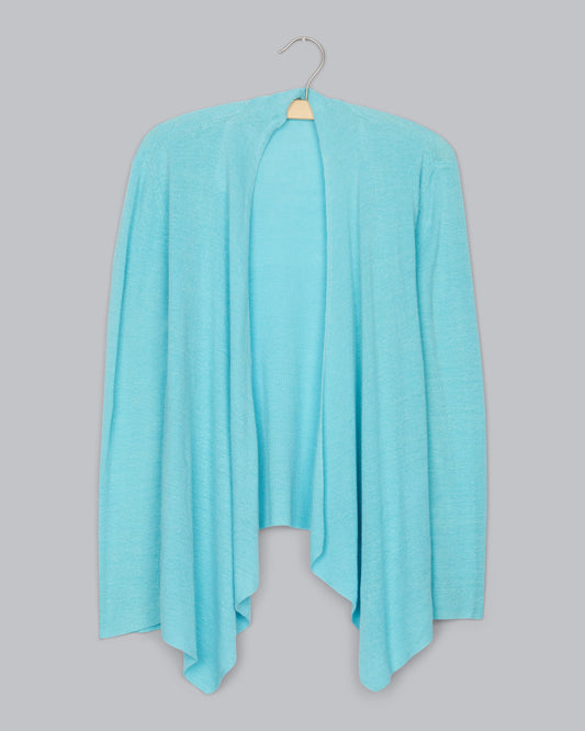 Organic Linen Polished Knit Cardigan