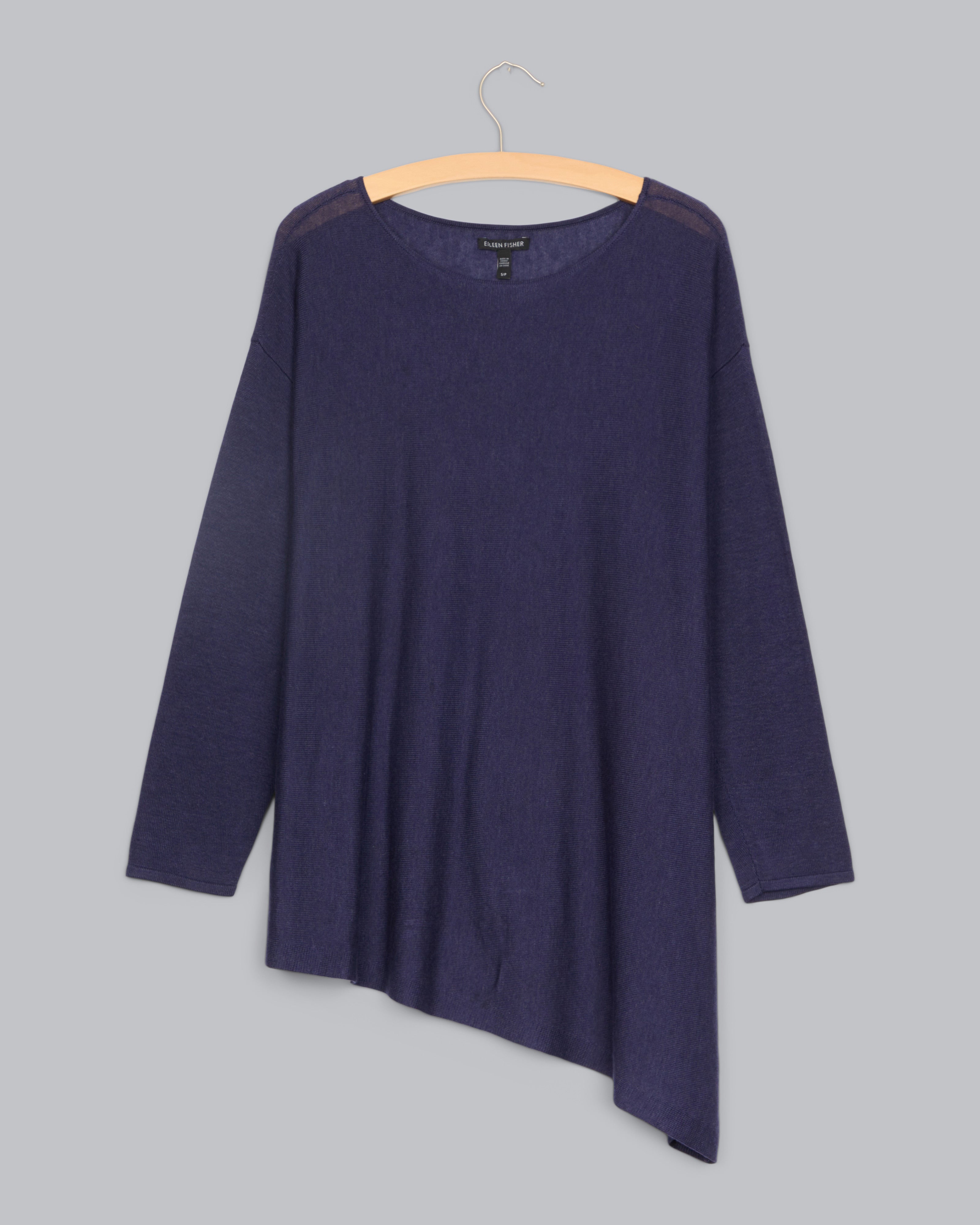 Sleek Tencel Merino Knit Pullover