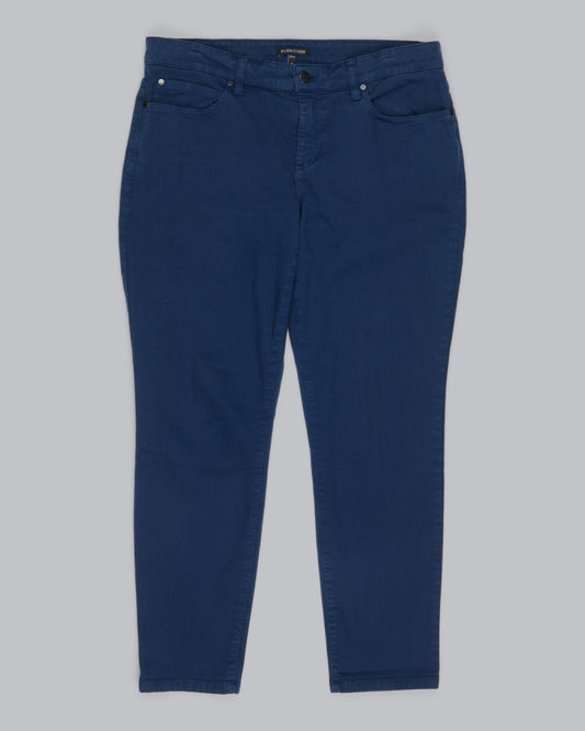 Garment Dyed Organic Cotton Stretch Denim Pant