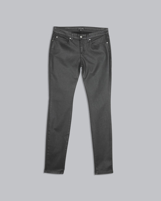 Waxed Organic Cotton Stretch Denim Pant