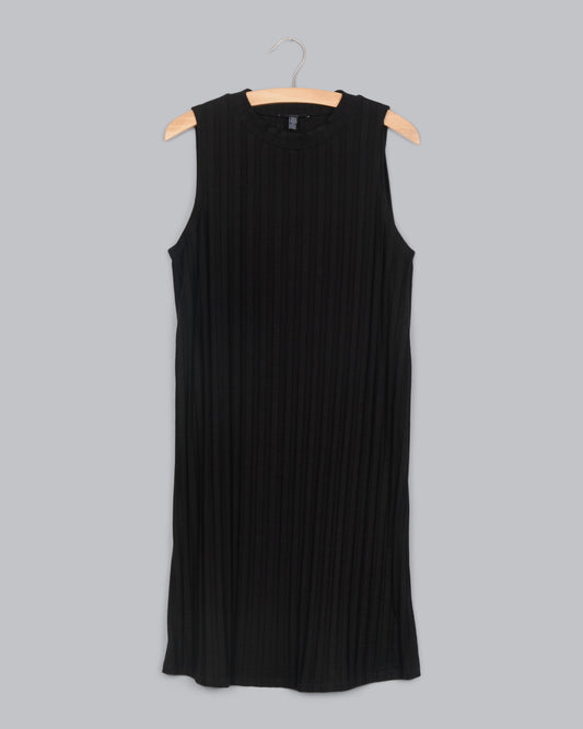 Tencel Wide Rib Stretch Dress